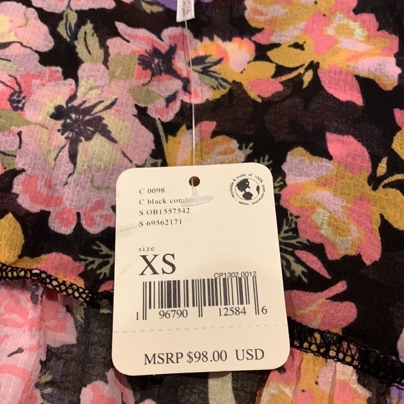 Free People New Tie Front Top - Size XS/S - Picture 11 of 13